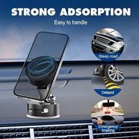 Magnetic Phone Holder Stand – Universal Suction Car Dashboard & Windshield Mount for Phones Vallinex Ventures