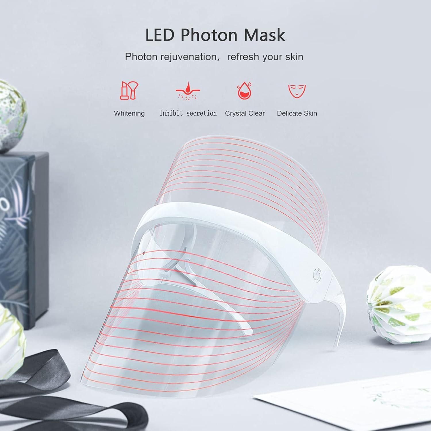 LED Light Therapy Facial Mask – Anti-Aging, Acne Treatment & Skin Rejuvenation Device Vallinex Ventures