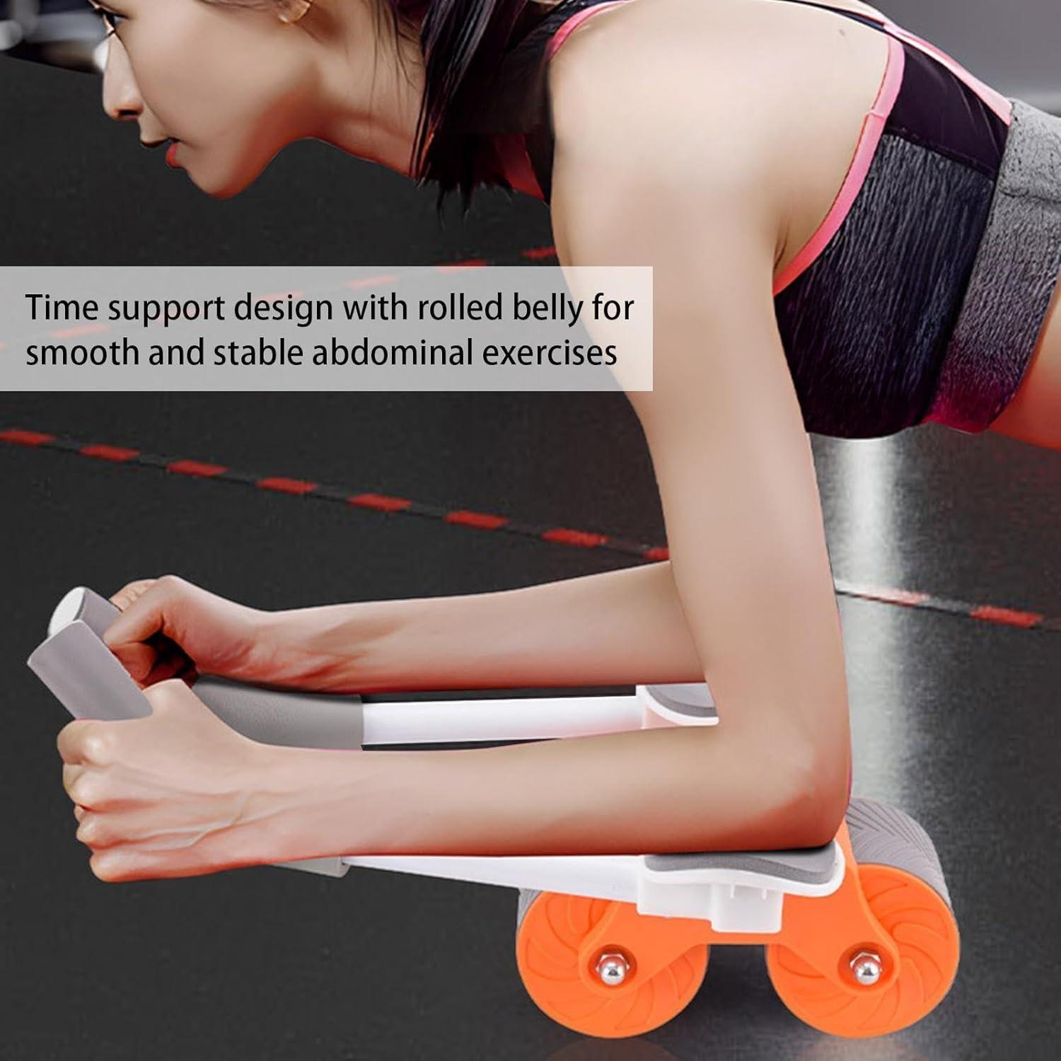 Abdominal Exercise Roller – Dual-Wheel Core Trainer with Foam Grip for Home Fitness Workout Vallinex Ventures