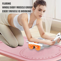 Abdominal Exercise Roller – Dual-Wheel Core Trainer with Foam Grip for Home Fitness Workout Vallinex Ventures