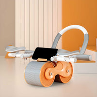 Abdominal Exercise Roller – Dual-Wheel Core Trainer with Foam Grip for Home Fitness Workout Vallinex Ventures