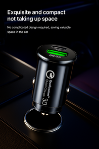 Mini Fast Car Charger – Dual USB Compact Adapter for Quick Charging Smartphones & Devices Vallinex Ventures