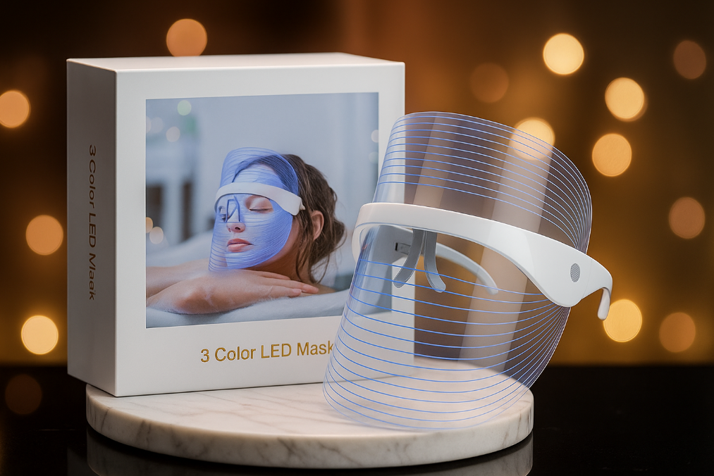 LED Light Therapy Facial Mask – Anti-Aging, Acne Treatment & Skin Rejuvenation Device Vallinex Ventures