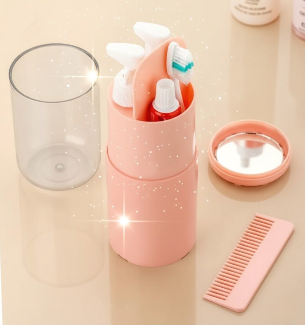 6-in-1 Travel Kit – Portable Toiletry Bottles & Accessories Set for Carry-On Luggage Vallinex Ventures