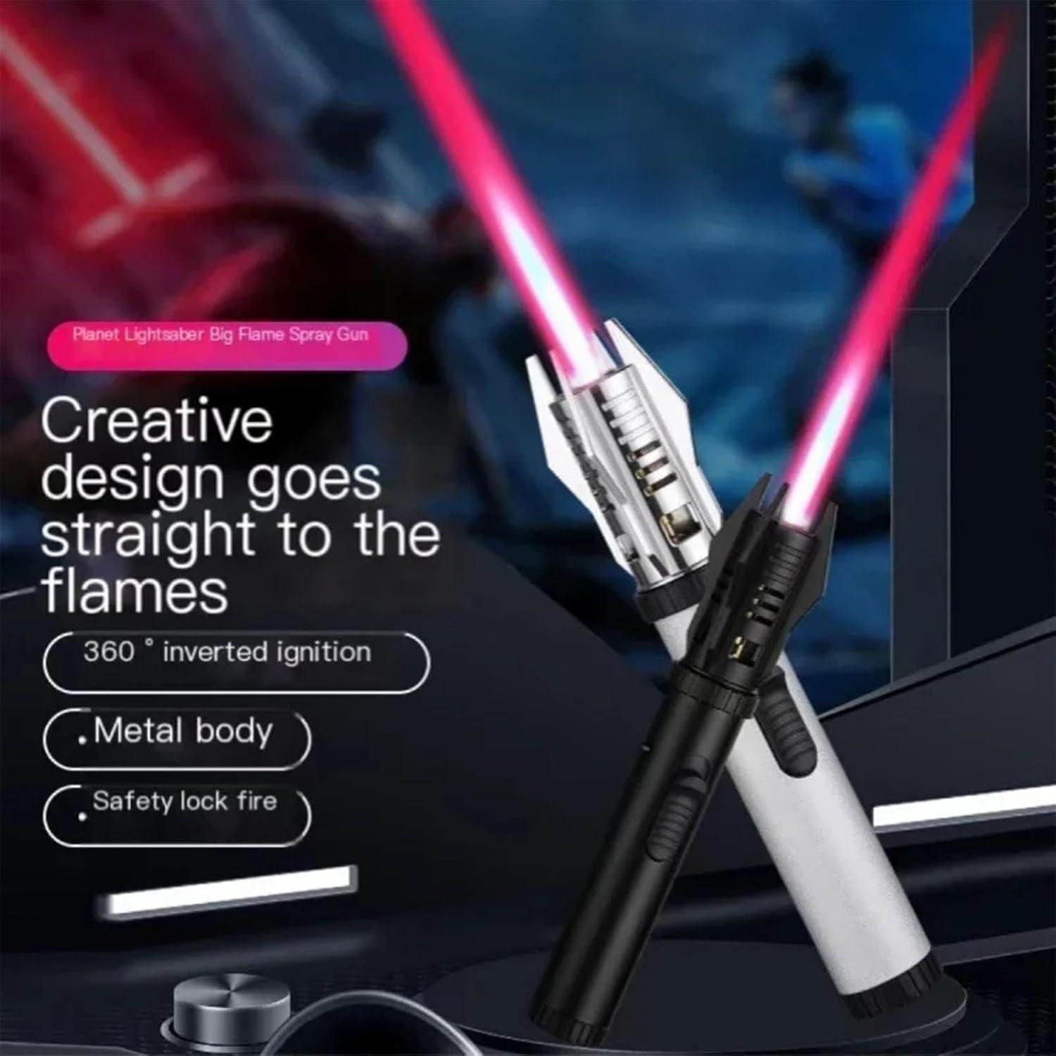 Lightsaber Torch Lighter – Premium Refillable Butane Flame Torch for Outdoor & Gift Use Vallinex Ventures