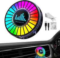 Car RGB Music Rhythm LED Light – Sound Activated Ambient Atmosphere Lamp with USB Vallinex Ventures