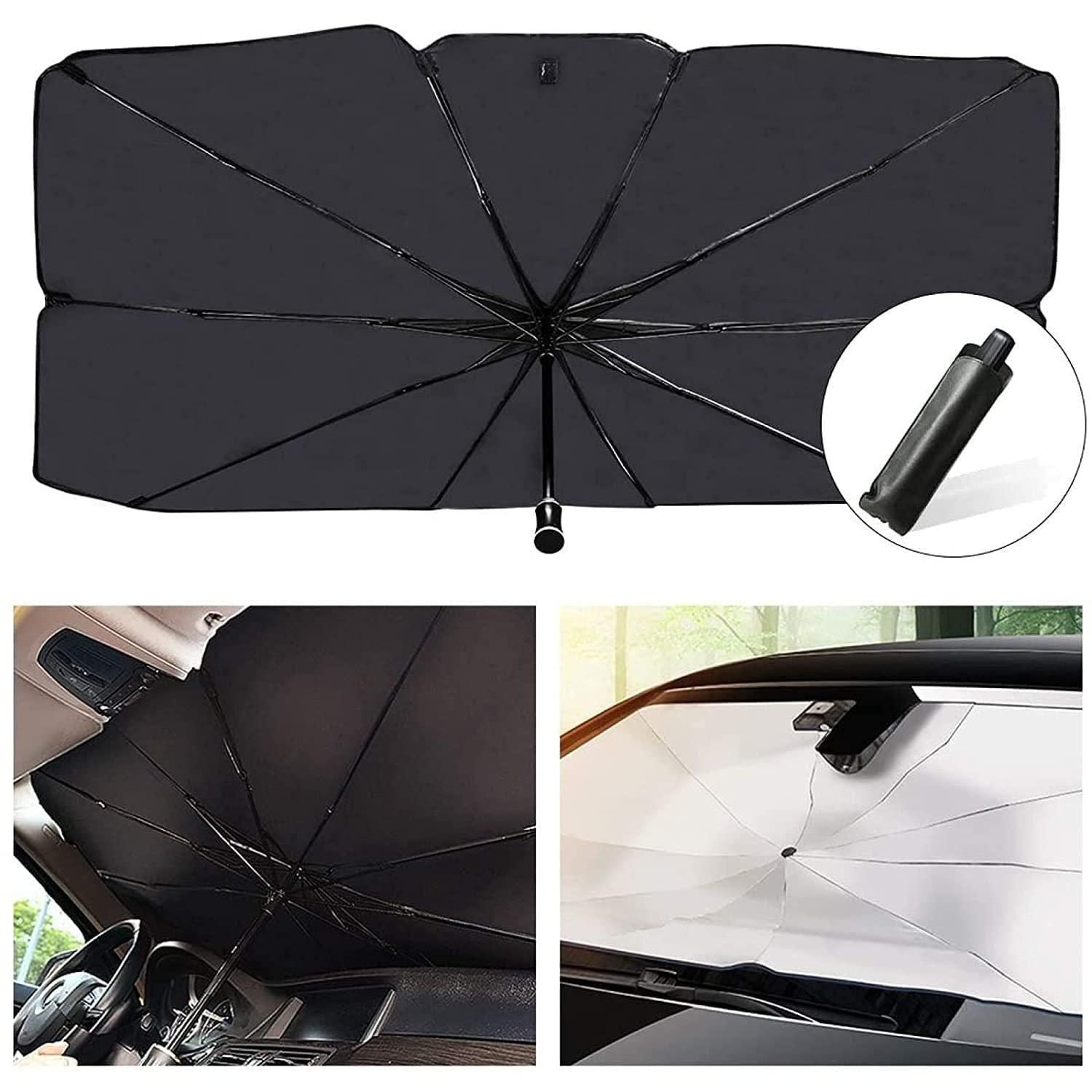 Car Sun Shade Umbrella – Foldable Windshield UV Heat Protection Visor for Cars Vallinex Ventures