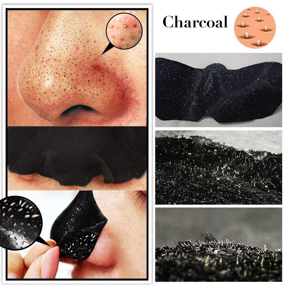 Blackhead Remover Nose Strips – Charcoal Pore Cleansing Strips for Face Care (Pack of 10) Vallinex Ventures
