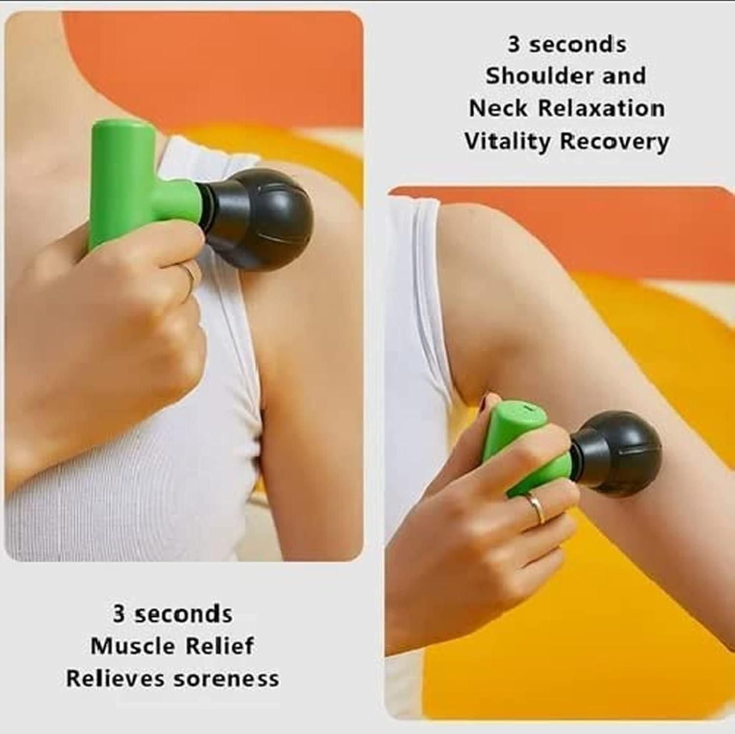 Mini Facial Massage Gun – Portable Deep Tissue Massager for Face, Neck & Body Relaxation Vallinex Ventures