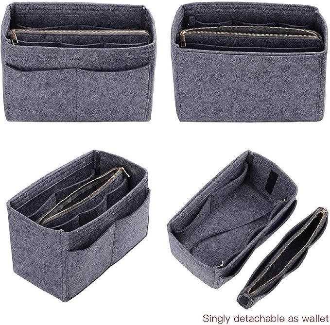 Felt Purse Organizer Insert – Multi-Pocket Bag Organizer for Handbags, Totes & Travel Bags Vallinex Ventures