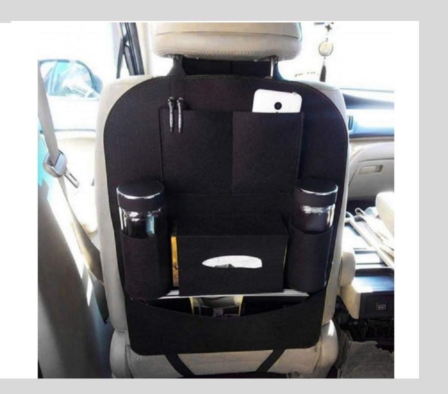 Car Seat Back Organizer – Multi-Pocket Travel Storage Bag & Essentials Holder for Cars Vallinex Ventures