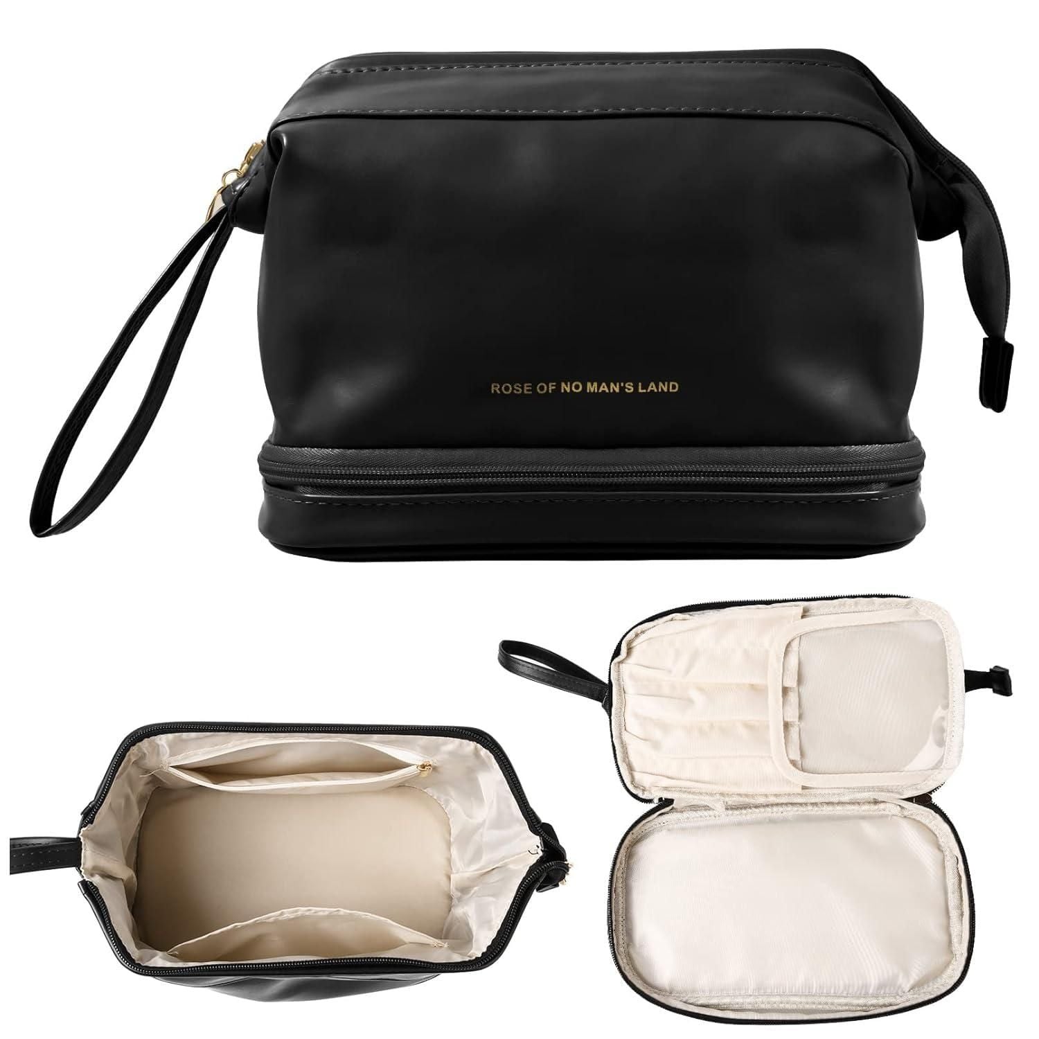 Large Makeup Bag – Travel Cosmetic Organizer Case with Compartments for Toiletries & Beauty Vallinex Ventures