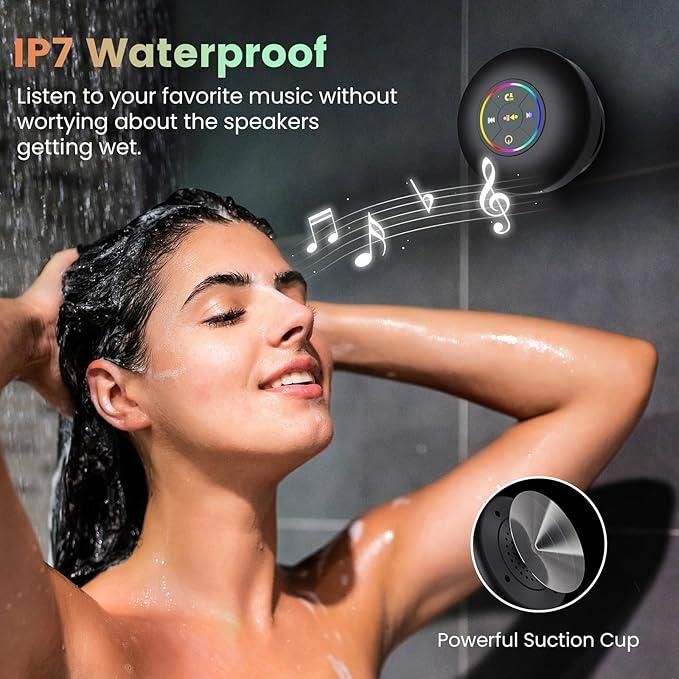 Waterproof Bluetooth Speaker – Portable Wireless Shower Speaker with Suction Cup for Travel Vallinex Ventures