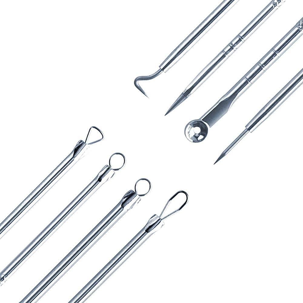 Blackhead Remover Tool Set – Stainless Steel Acne Extractor Kit for Pimple Removal (4 Pcs) Vallinex Ventures