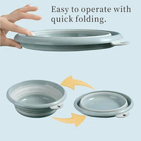 Collapsible Foldable Sink Tub – Multipurpose Wash Basin, Storage Bucket & Kitchen Organizer Vallinex Ventures
