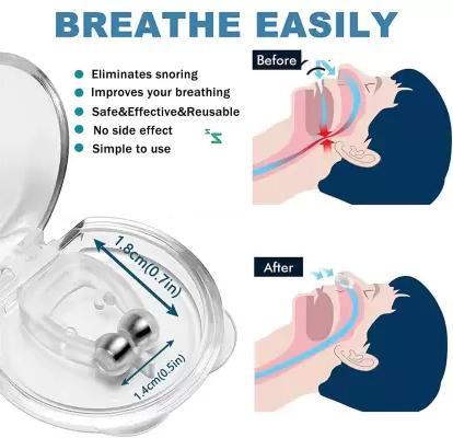 Anti Snoring Nose Clip – Comfortable Nasal Strips Sleep Aid Device, Pack of 2 Vallinex Ventures