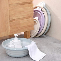 Collapsible Foldable Sink Tub – Multipurpose Wash Basin, Storage Bucket & Kitchen Organizer Vallinex Ventures