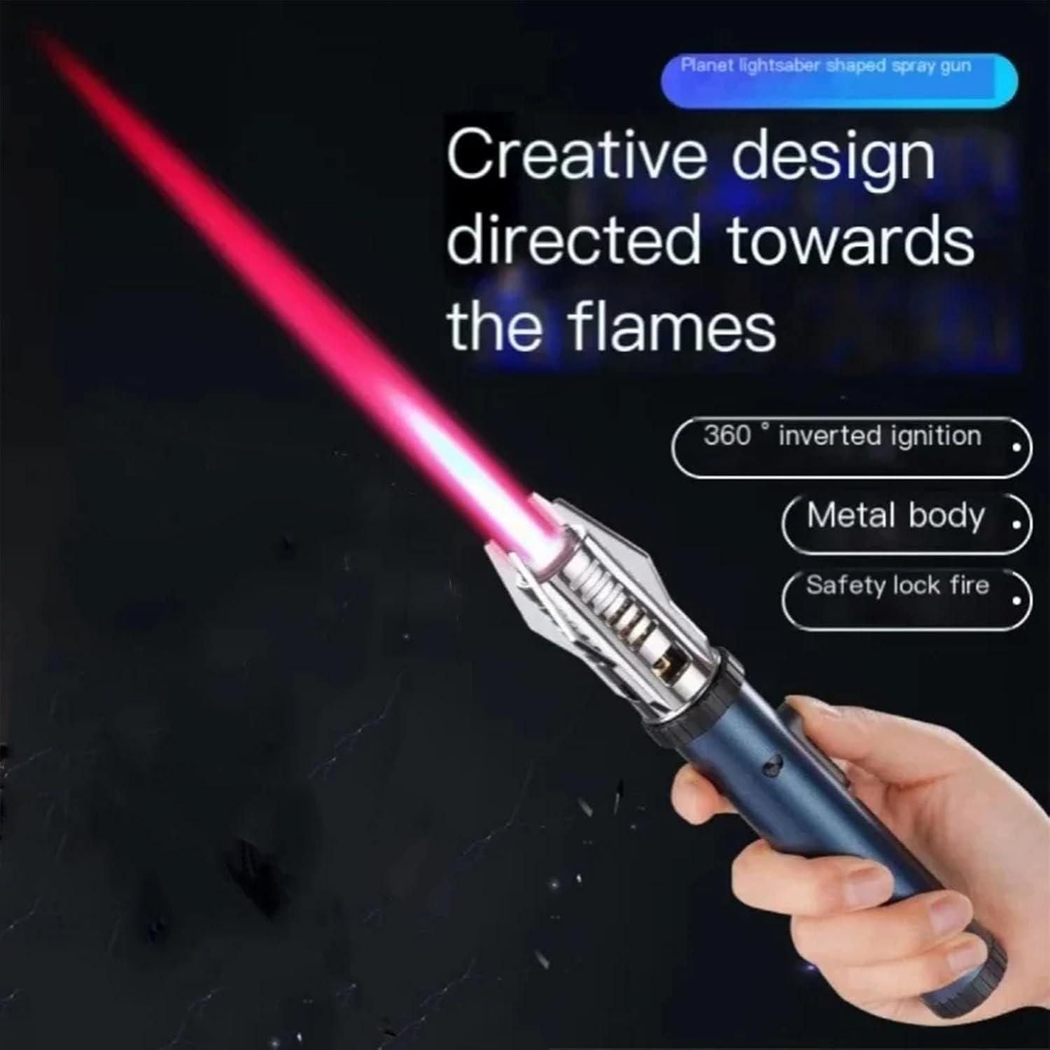 Lightsaber Torch Lighter – Premium Refillable Butane Flame Torch for Outdoor & Gift Use Vallinex Ventures