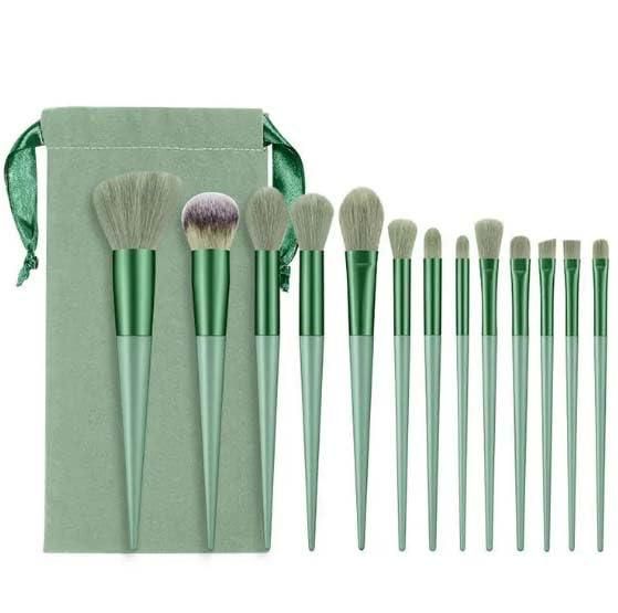Makeup Brush Set (13 Pcs) – Professional Ultra-Soft Brushes with Travel Pouch Case Vallinex Ventures