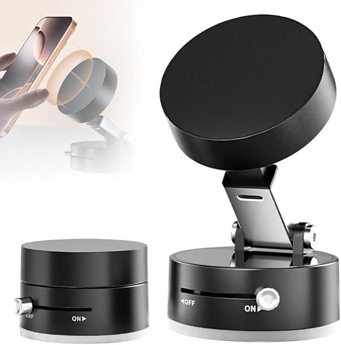 Magnetic Phone Holder Stand – Universal Suction Car Dashboard & Windshield Mount for Phones Vallinex Ventures