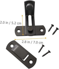 Stainless Steel Door Lock Latch – 90° Right Angle Safety Lock for Home, Office & Security Vallinex Ventures