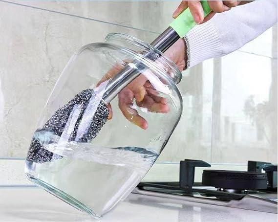 Bottle Cleaning Brush – Multi-Purpose Scrubber for Jars, Bottles, Kitchen & Bathroom Vallinex Ventures