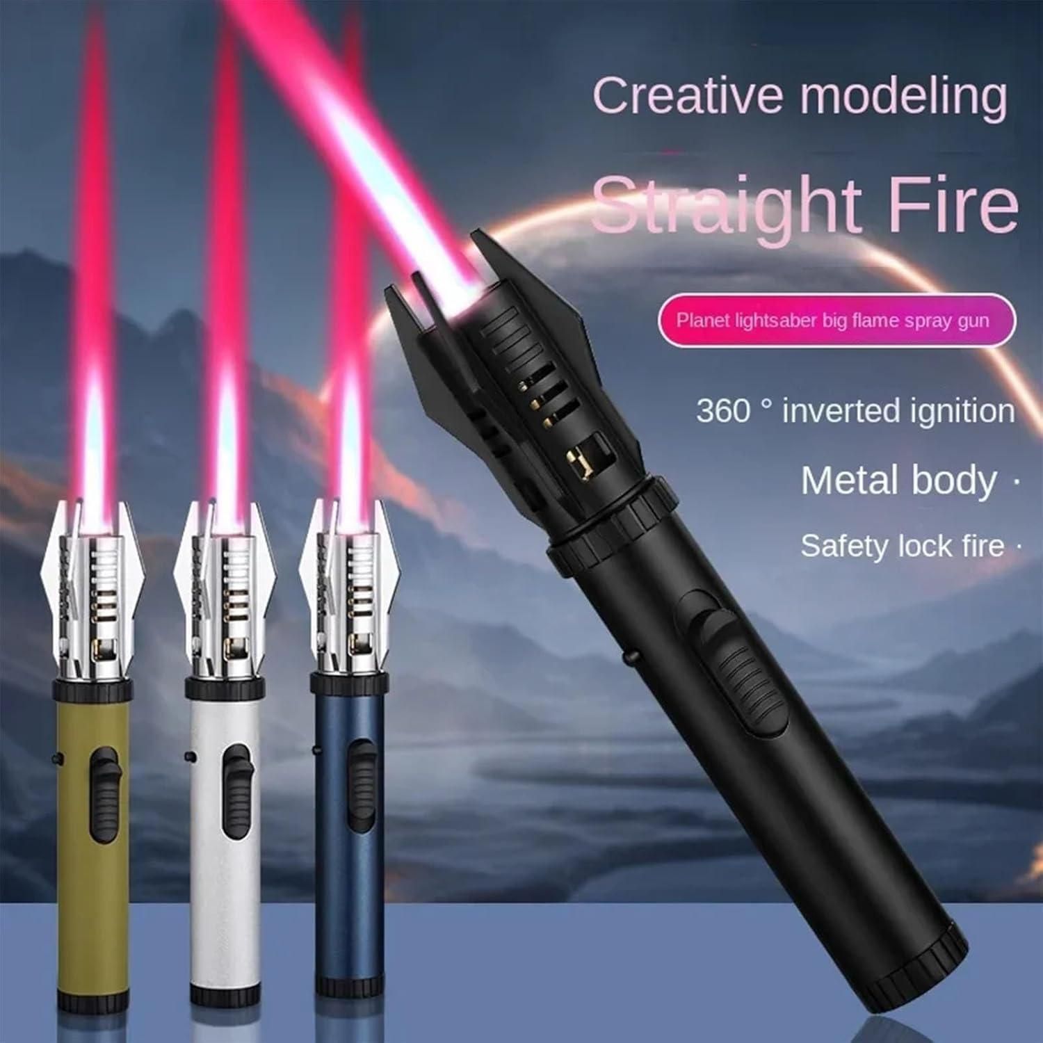 Lightsaber Torch Lighter – Premium Refillable Butane Flame Torch for Outdoor & Gift Use Vallinex Ventures