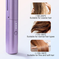 Meneflix Mini Hair Straightener – Cordless Rechargeable Hot Comb Styling Tool for Hair Vallinex Ventures