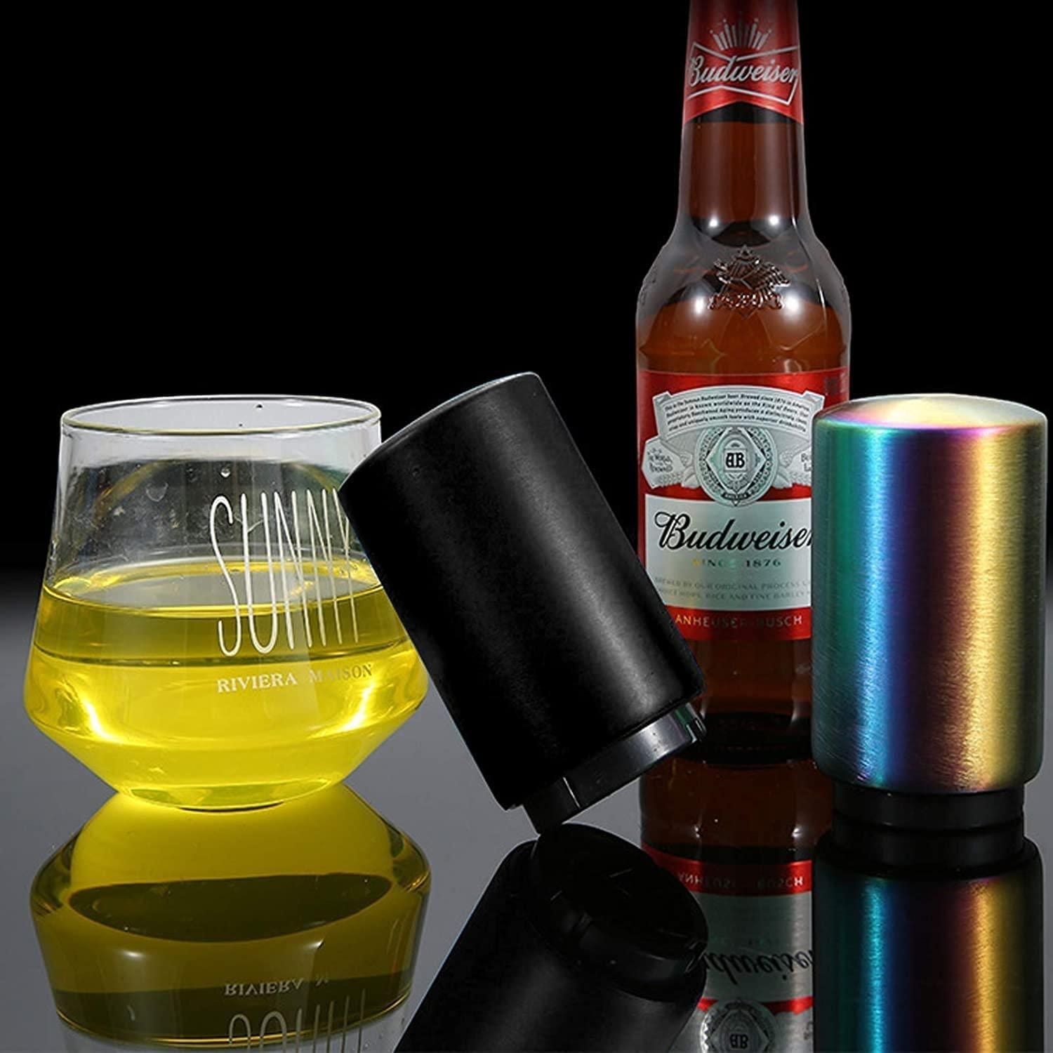 Beer Bottle Opener – Stainless Steel Automatic Push & Pull Tool for Parties & Home Bar Use Vallinex Ventures