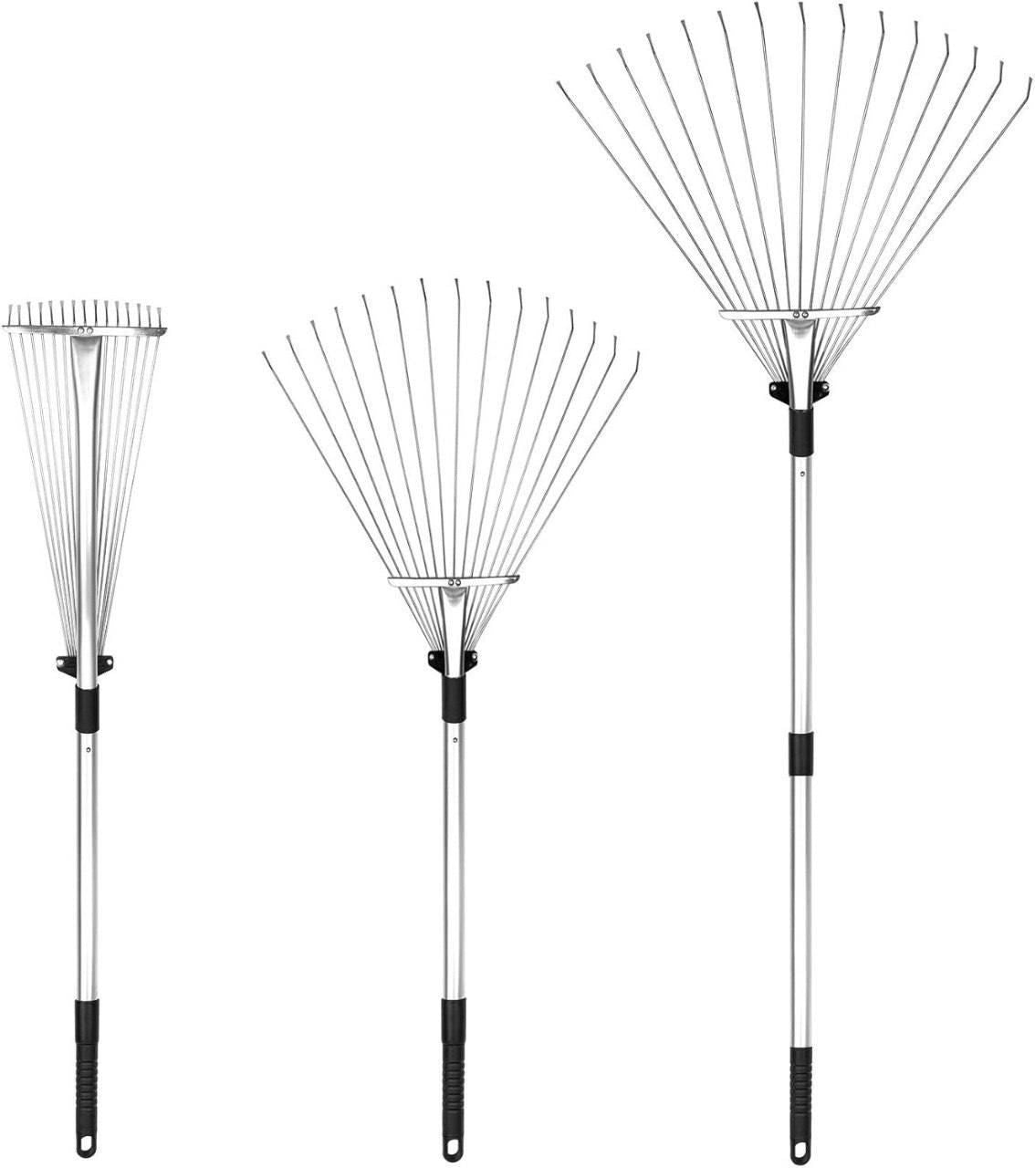 Garden Leaf Collector Rake – Heavy Duty Grabber Tool for Outdoor Lawn & Yard Cleaning Vallinex Ventures