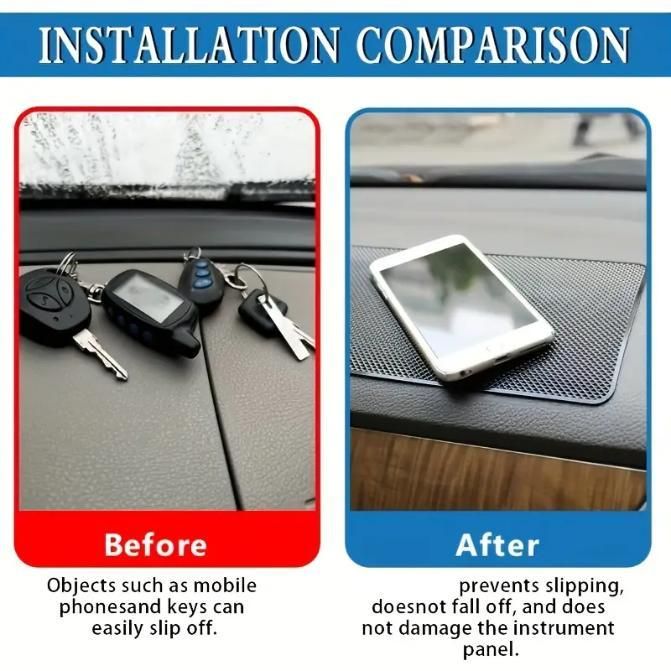 Silicone Car Dashboard Mat, Heat-Resistant Non-Slip Pad Washable Universal Anti-Skid Vallinex Ventures