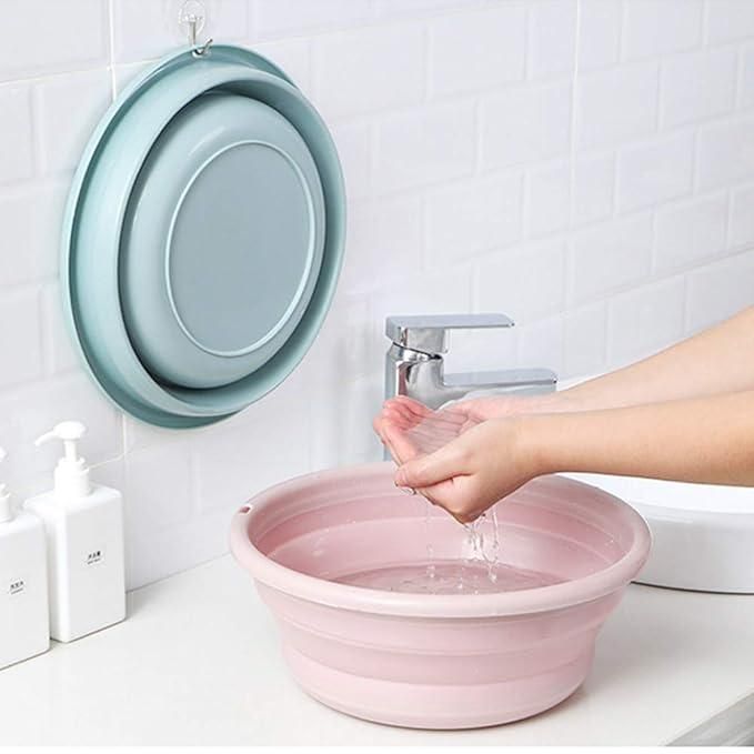 Collapsible Foldable Sink Tub – Multipurpose Wash Basin, Storage Bucket & Kitchen Organizer Vallinex Ventures