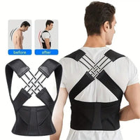 Adjustable Back Posture Corrector Belt – Pain Relief Brace for Men & Women Vallinex Ventures