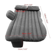 Inflatable Car Bed Mattress – Portable Sleeping Pad with 2 Air Pillows for Back Seat Travel Vallinex Ventures