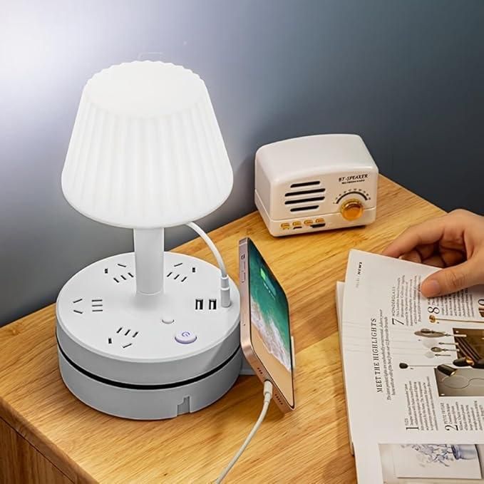 3-in-1 LED Desk Lamp – Wireless Charger, Pen Holder & Dimmable Touch Control Light Vallinex Ventures