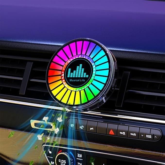 Car RGB Music Rhythm LED Light – Sound Activated Ambient Atmosphere Lamp with USB Vallinex Ventures