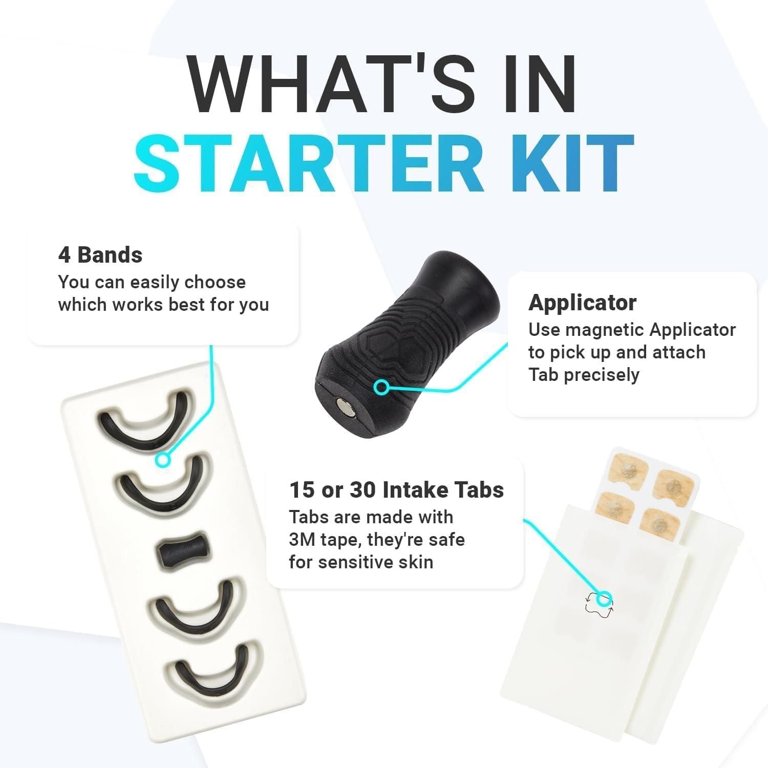 Nasal Strip Starter Kit – Breathing Snore Relief Aid for Clear Airways & Comfortable Sleep Vallinex Ventures