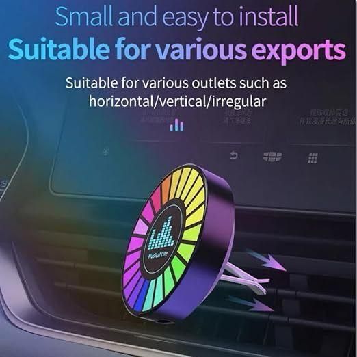 Car RGB Music Rhythm LED Light – Sound Activated Ambient Atmosphere Lamp with USB Vallinex Ventures