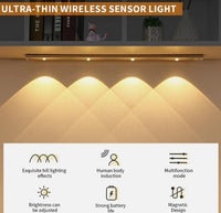 LED PIR Motion Sensor Cabinet Light – USB Rechargeable, Wireless & Energy Saving Vallinex Ventures