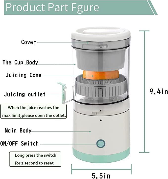 Electric Citrus Juicer – Compact Orange & Lemon Squeezer for Fresh Juice at Home Vallinex Ventures