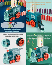 Electric Domino Train Set – Automatic BPA-Free Toy with Sounds for Kids Fun & Creativity Vallinex Ventures