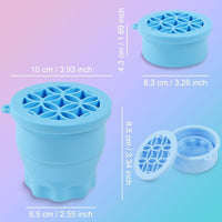 Makeup Brush Cleaning Cup – Silicone Deep Clean Scrubber Tool for Cosmetic Brushes Vallinex Ventures