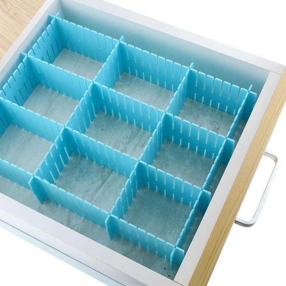 Drawer Organizer Dividers (8 Pcs) – Adjustable Storage for Clothes, Kitchen & Office Drawers Vallinex Ventures