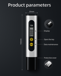 Digital Water TDS Meter Tester – Portable Pen for Drinking Water Quality & Purity Check Vallinex Ventures