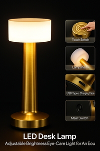 LED Desk Lamp – Adjustable Brightness Eye-Care Light for Study, Office & Home Use Vallinex Ventures
