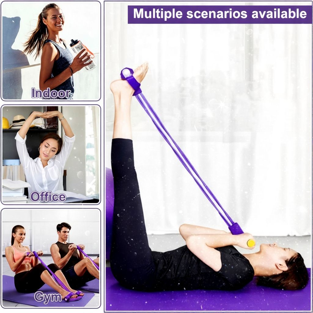 Yoga Resistance Band Puller – Fitness Equipment for Full Body Workout & Strength Training Vallinex Ventures
