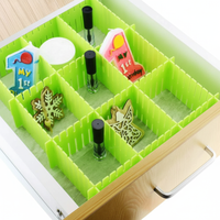 Drawer Organizer Dividers (8 Pcs) – Adjustable Storage for Clothes, Kitchen & Office Drawers Vallinex Ventures