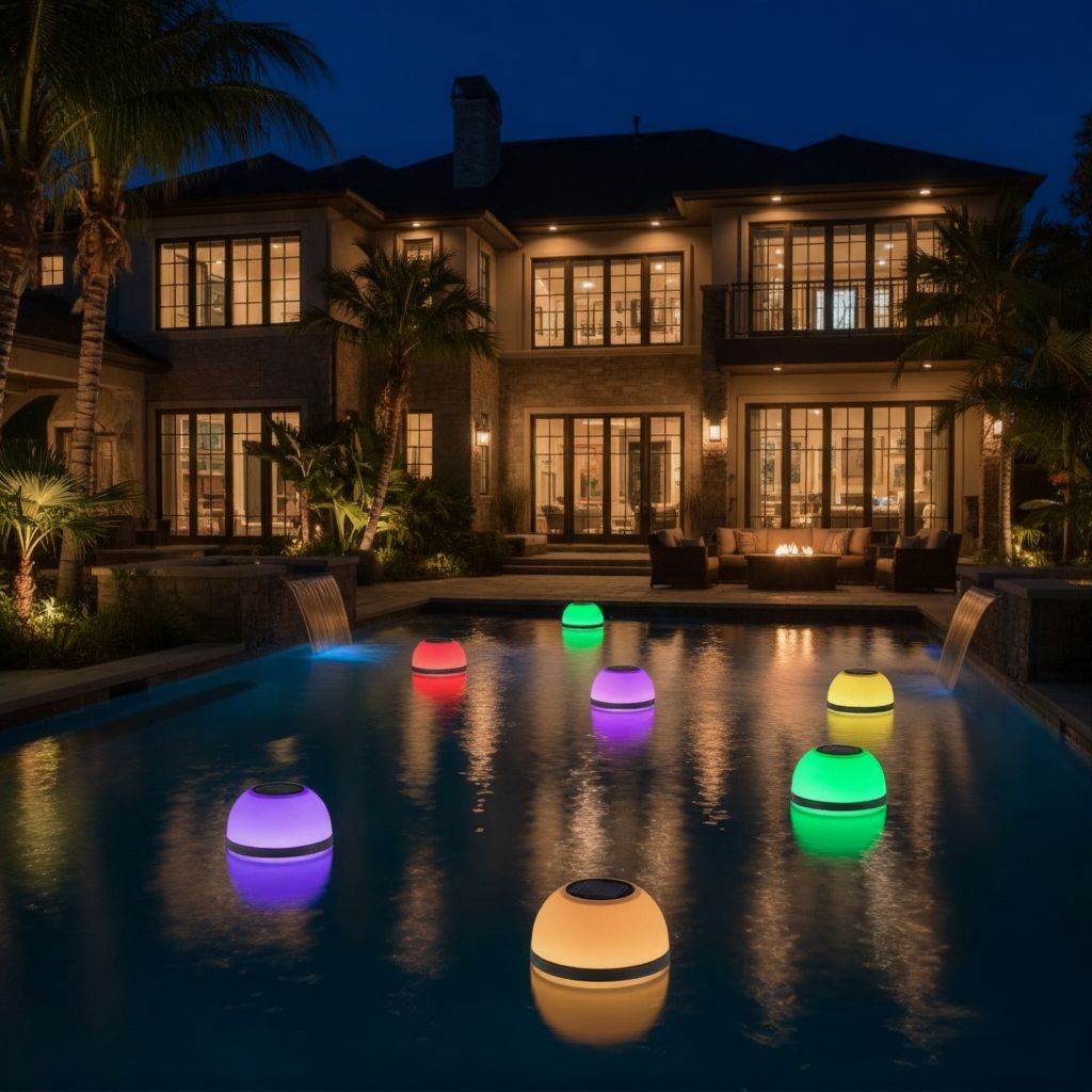 Water Floating LED Pool Lights – Waterproof Decorative Glow Lamps for Parties & Outdoor Vallinex Ventures