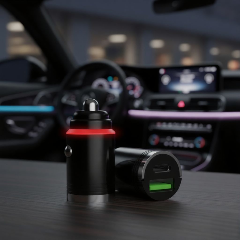 Mini Fast Car Charger – Dual USB Compact Adapter for Quick Charging Smartphones & Devices Vallinex Ventures