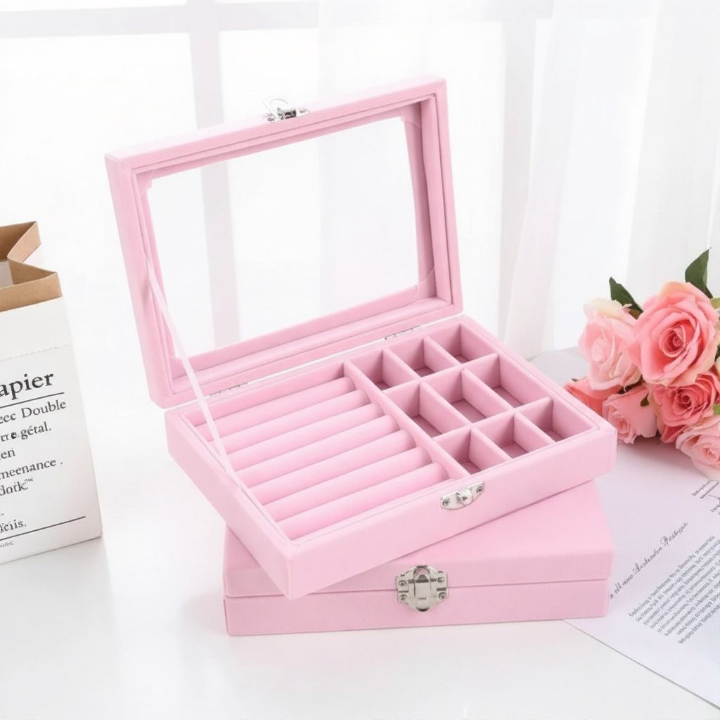 Jewelry Organizer Box – Premium 9-Grid Storage Case for Rings, Earrings & Accessories Vallinex Ventures